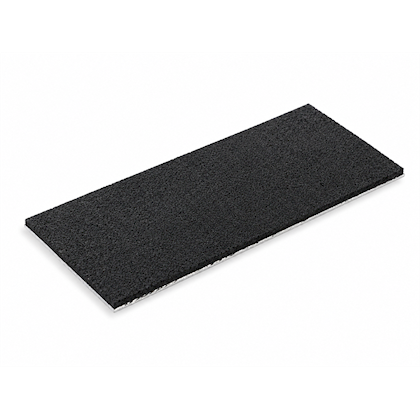 Premium rubberen opstelmat + Alu folie tbv PVC daken - 60cm